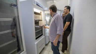 Câmara de conservação de vacinas em UBS de Apucarana