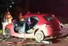 Casal e três filhos morrem em grave colisão na BR-373 no Paraná 6 Local de acidente rodoviário