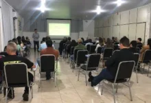 Auditório da ACEJAN em Jandaia do Sul durante workshop
