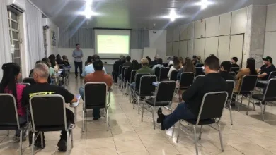Auditório da ACEJAN em Jandaia do Sul durante workshop