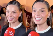A atriz Isis Valverde em evento público