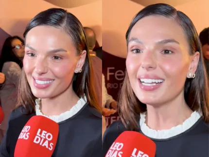 A atriz Isis Valverde em evento público