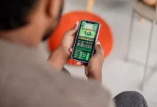 Tela de celular exibindo aplicativo de apostas