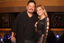 Marcos Araújo e Lívia Andrade em registro fotográfico