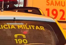 Fachada genérica de hospital ou viatura policial representando ocorrência em Ivaiporã