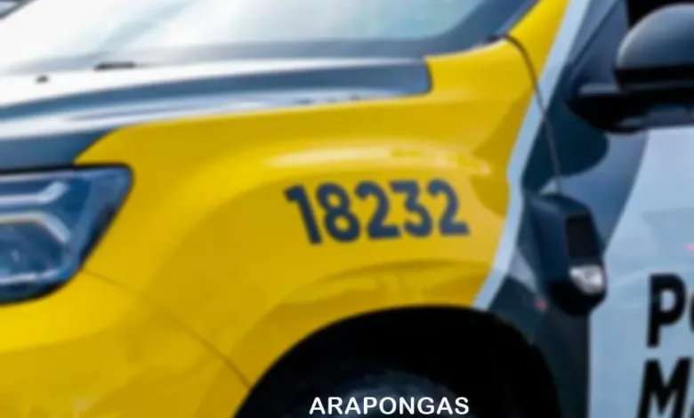 Viatura da Polícia Militar em operação