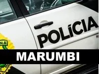 Discussão entre homem e mãe mobiliza Polícia Militar em Marumbi 2 Viatura da Polícia Militar em atendimento