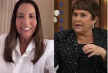 Margareth Serrão rebate Márcia Sensitiva e nega pedido de namorado 42 Margareth Serrão e Márcia Sensitiva em fotos de divulgação