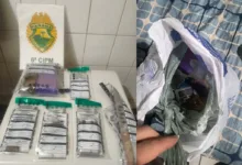Viaturas da Polícia Militar em operação de segurança
