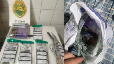 Viaturas da Polícia Militar em operação de segurança