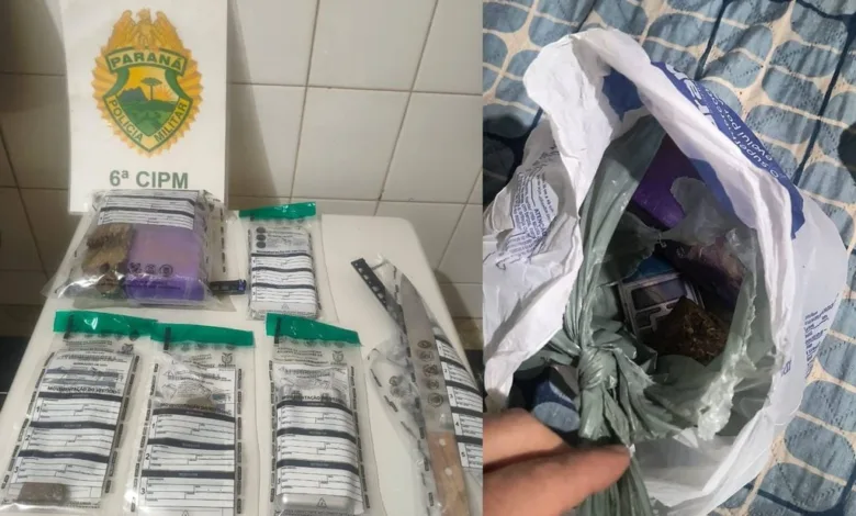Viaturas da Polícia Militar em operação de segurança