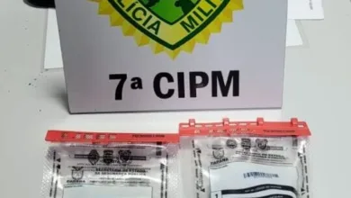 Viatura da Polícia Militar em operação