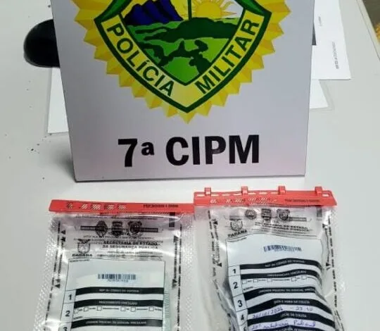 Viatura da Polícia Militar em operação