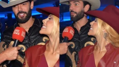 Luan Pereira e Victória Miranda juntos em evento