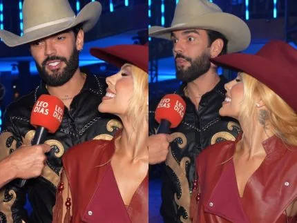 Luan Pereira e Victória Miranda juntos em evento