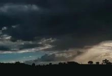 Temporal e ventos fortes na região Sul