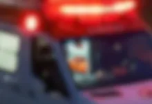 Ambulância de atendimento de saúde