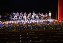 2º Apuka Kids começa com concerto didático da Banda Municipal em Apucarana 6 Apresentação da Banda Municipal no Cine Teatro Fênix em Apucarana