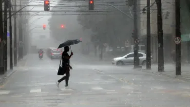 Chuva intensa em região do Paraná