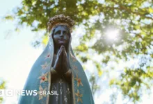 Imagem de Nossa Senhora Aparecida no santuário