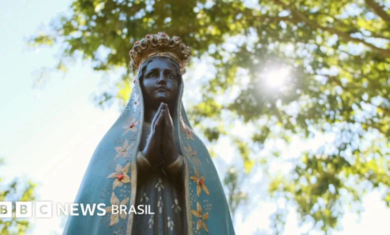 Imagem de Nossa Senhora Aparecida no santuário