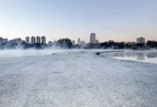 Frio intenso marca amanhecer no Paraná com mínima de 2°C 7 Termômetros registram frio e amanhecer gelado no estado do Paraná