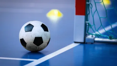 Ginásio esportivo em Apucarana onde ocorreu a confusão no futsal