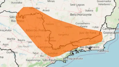 Temporal e chuva em São Paulo