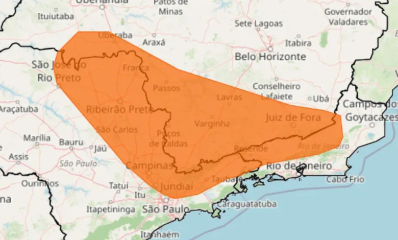 Temporal e chuva em São Paulo