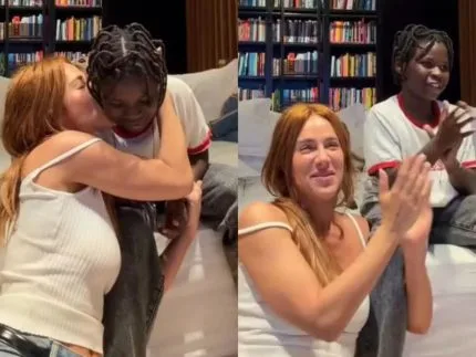 Giovanna Ewbank e a família