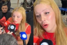 Malévola Alves em desembarque