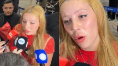 Malévola Alves em desembarque