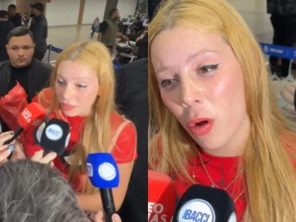 Malévola Alves em desembarque