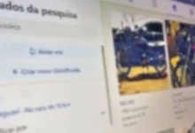 Ilustração de celular exibindo aplicativo de rede social e transação financeira