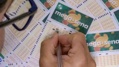 Bilhete da Mega-Sena em destaque