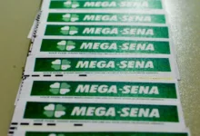 Globo de sorteio da Mega-Sena