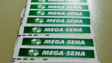 Globo de sorteio da Mega-Sena