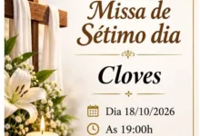 Família Kruger convida para missa de sétimo dia 4 Imagem ilustrativa de vela ou cerimônia religiosa