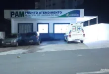 Viatura da Polícia Militar em operação