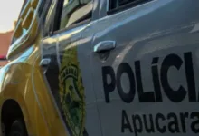 Viatura da Polícia Militar em operação
