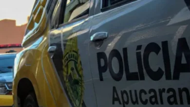 Viatura da Polícia Militar em operação