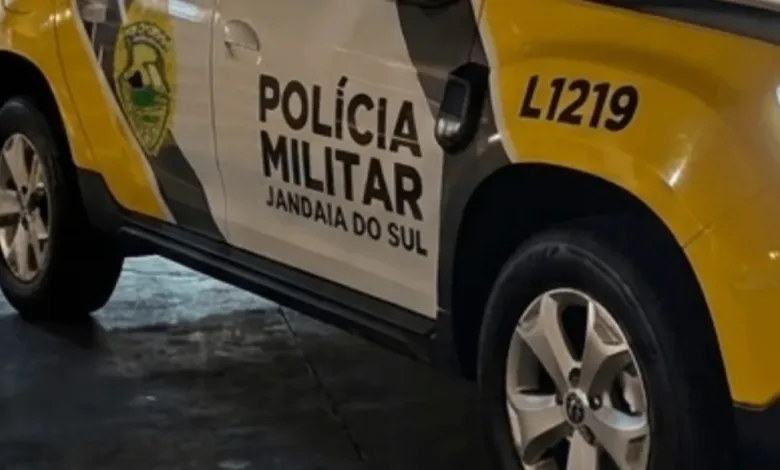 Ilustração de viatura da polícia e segurança pública.