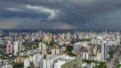 Céu encoberto no Paraná durante o domingo de eleições