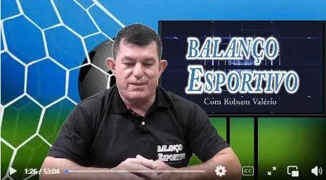 Apresentação do programa Balanço Esportivo