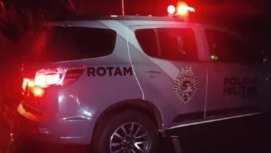 Viatura da Polícia Militar em operação