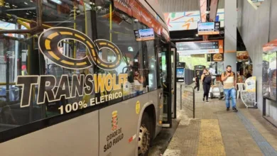 Ônibus da frota municipal de São Paulo