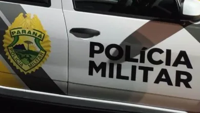 Viatura da Polícia Militar em operação