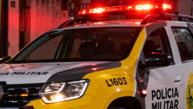 Motocicleta envolvida em acidente de trânsito