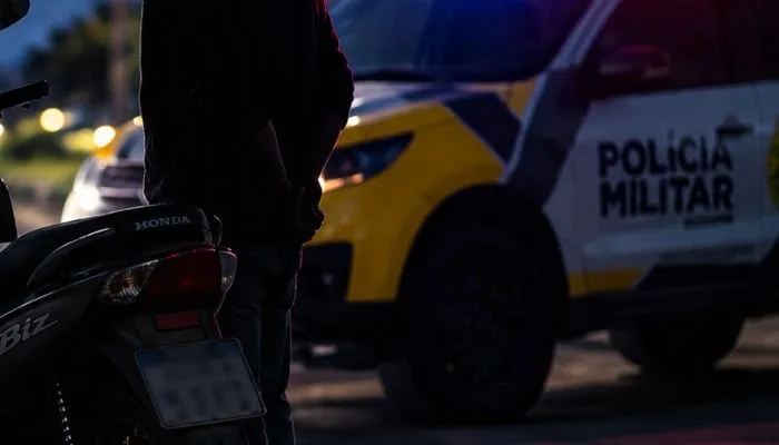 Viatura da Polícia Militar em patrulhamento