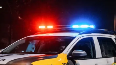 Viatura da Polícia Militar em patrulhamento